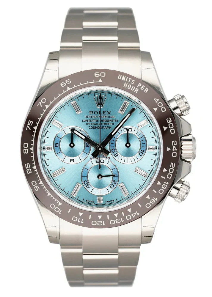 Rolex Daytona Ice Blue Dial Luxury Premium Date working Watch