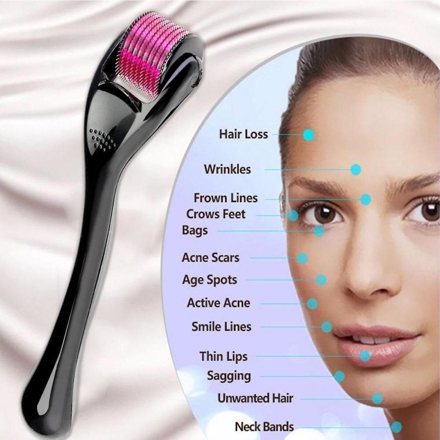 540 Titanium Derma Roller 0.5mm