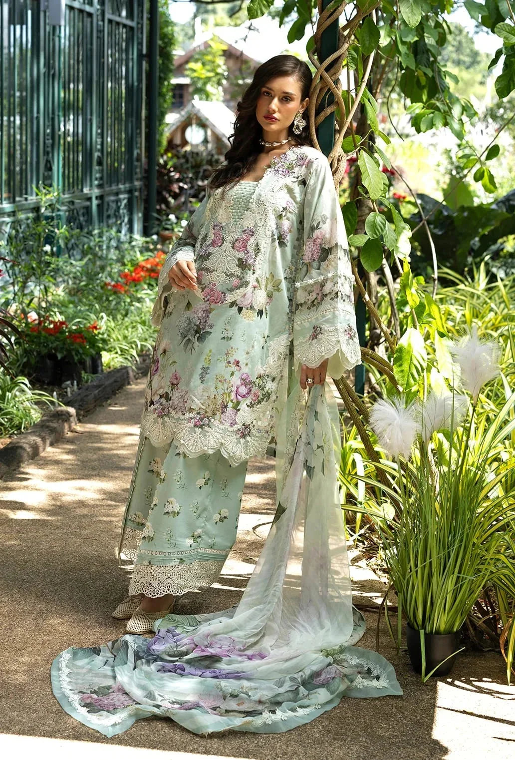 Elaf Premium Lawn Embroidered Unstitched 3 Piece