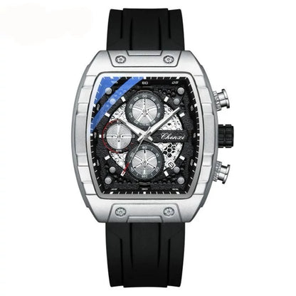 CHENXI Luxury Men’s Tonneau Chronograph Watch