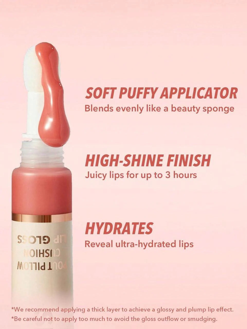 Sheglam Pout Pillow Lip Gloss – High-Shine, Hydrating Cushion Gloss