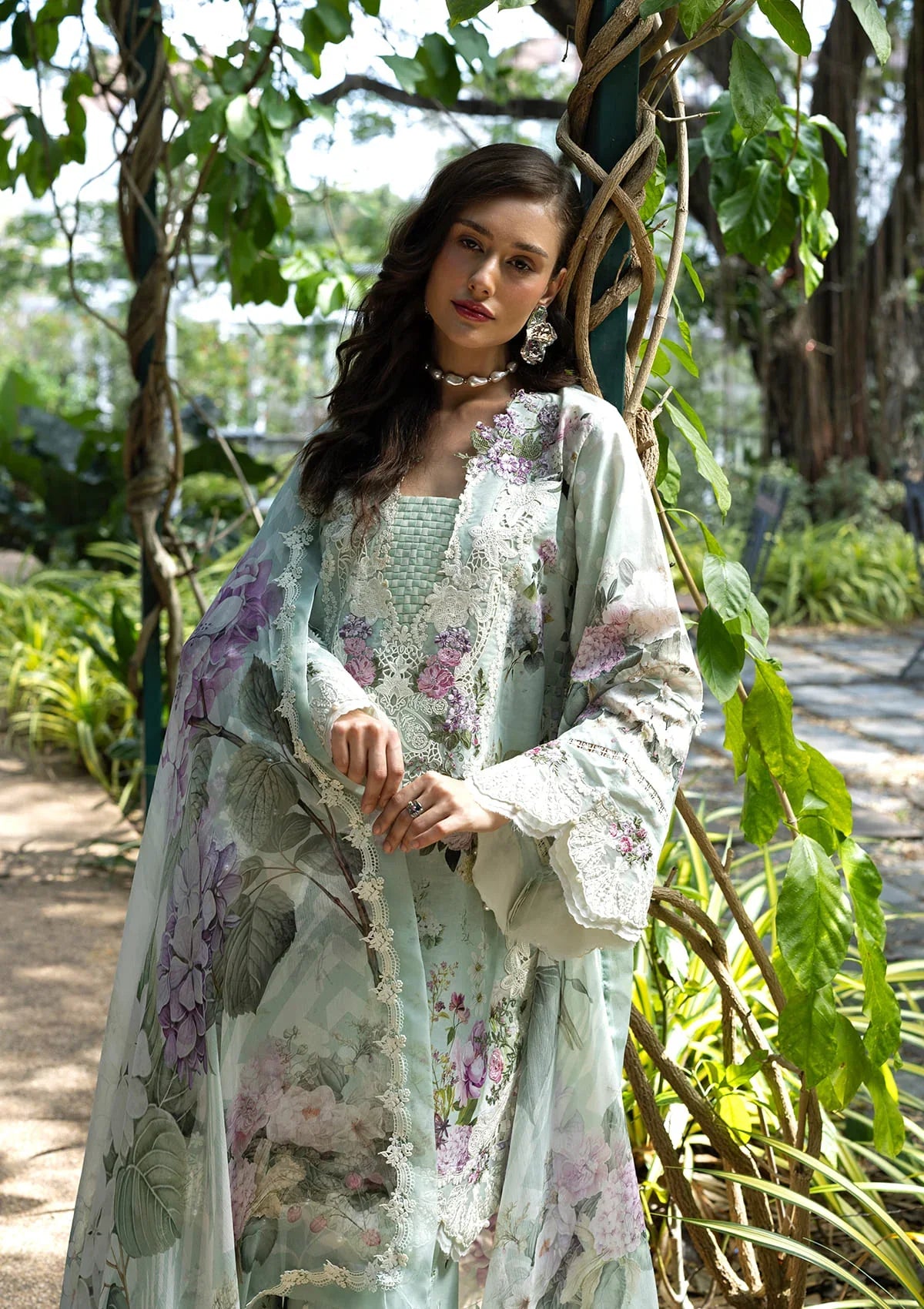 Elaf Premium Lawn Embroidered Unstitched 3 Piece