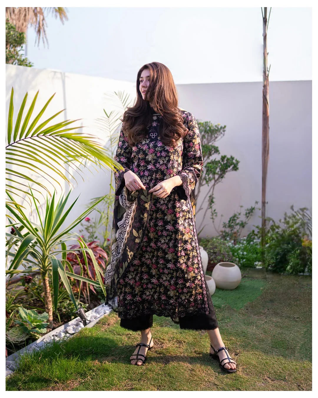 Crimson Izel - Luxury Lawn Embroidered Unstitched 3 Piece