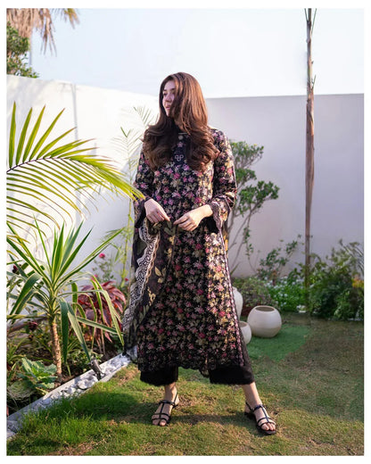 Crimson Izel - Luxury Lawn Embroidered Unstitched 3 Piece