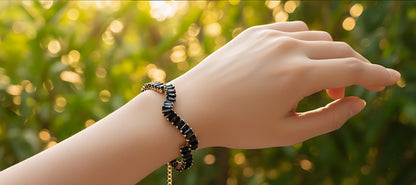 Sophisticated Wavy Crystal Tennis Bracelet Collection