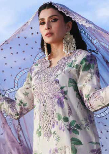 Nureh - Amaris NE-231 - Luxury Lawn Embroidered Unstitched 3 Piece