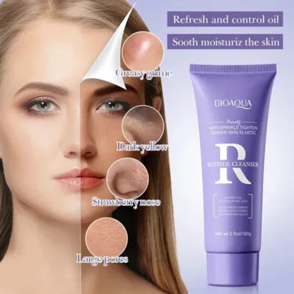 BIOAQUA Retinol Cleanser – Deep Face Cleansing & Oil Control Face Wash