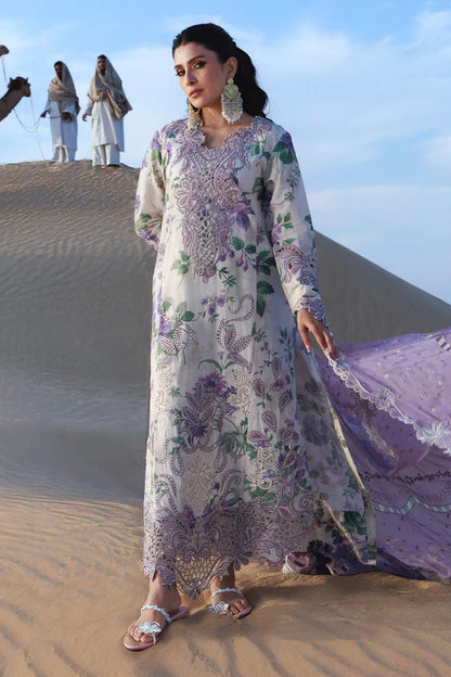 Nureh - Amaris NE-231 - Luxury Lawn Embroidered Unstitched 3 Piece