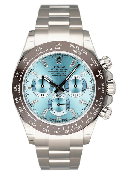 Rolex Daytona Ice Blue Dial Luxury Premium Chronograph Watch