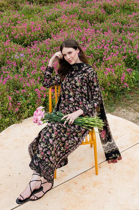 Crimson Izel - Luxury Lawn Embroidered Unstitched 3 Piece