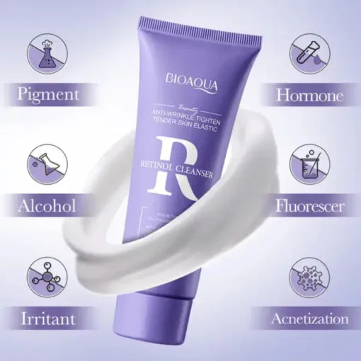 BIOAQUA Retinol Cleanser – Deep Face Cleansing & Oil Control Face Wash