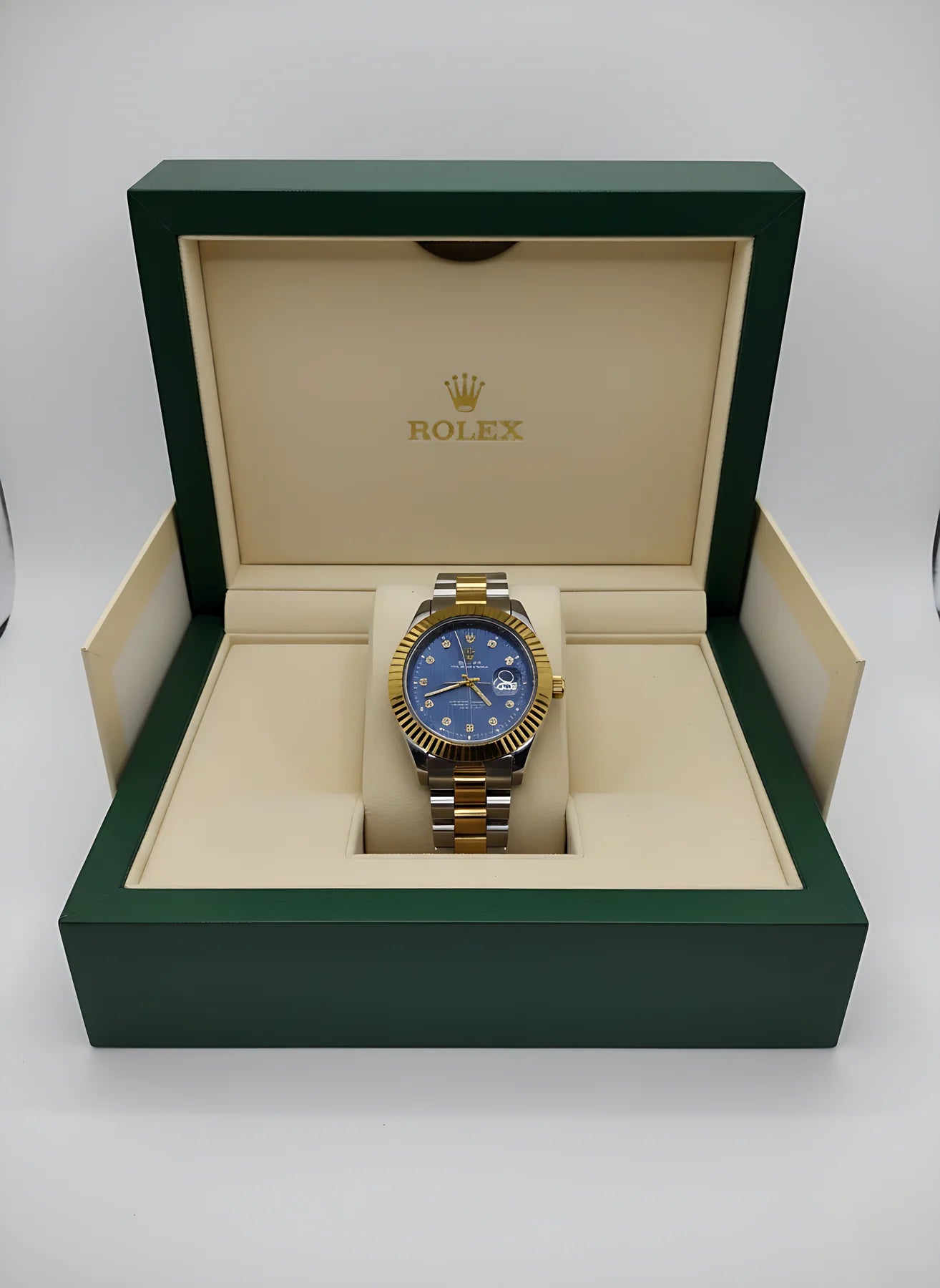 Rolex Two-Tone Blue Dial