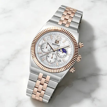 BENYAR BY-5225M Premium Moonphase Chronograph Watch