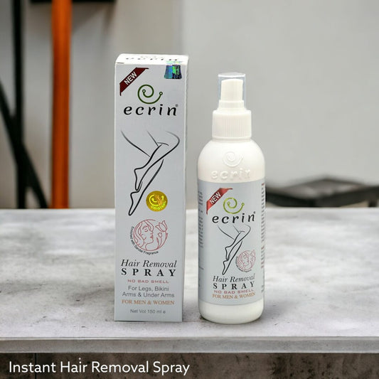 Ecrin Hair Removal Spray | Painless and Gentle Hair Removal for Smooth, Soft Skin