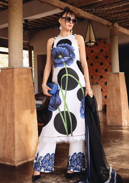 Maria.B Floral Elegance Lawn Unstitched Suit
